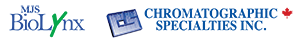 MJS BioLynx and Chromatographic Specialites Inc. logos